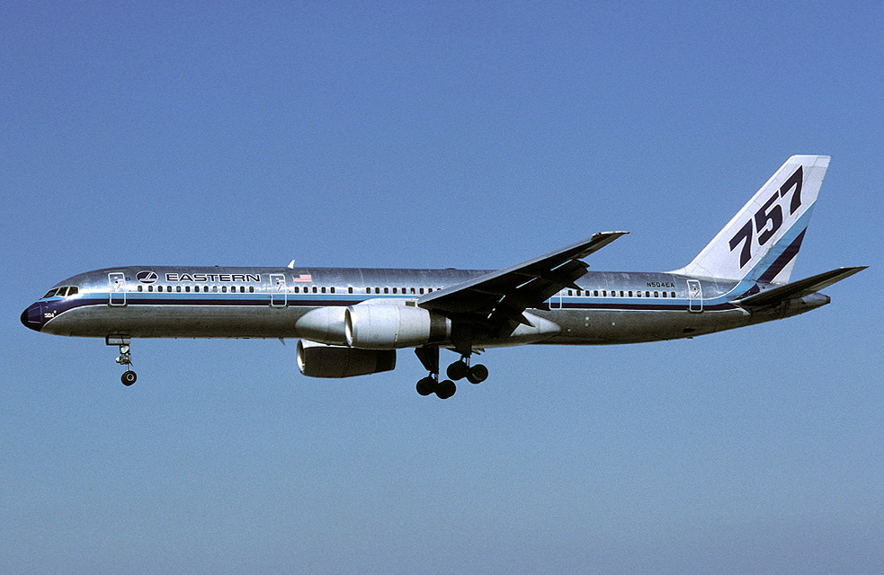 Figure 1. Boeing 757-200 of launch customer Eastern Airlines.
